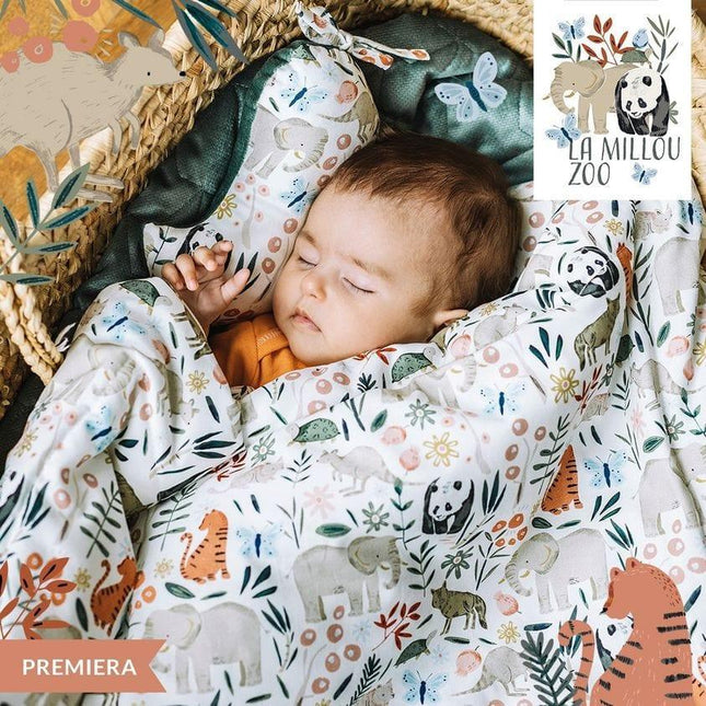 La Millou Light Blanket Large LA MILLOU ZOO | Khaki-1875027394151190529