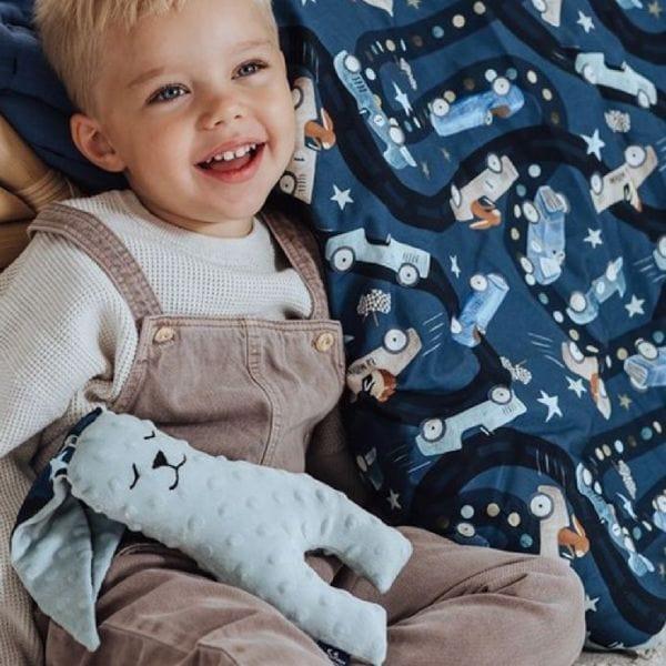 La Millou Light Blanket Large ON THE ROAD | Smoke Mint-1875027394558038019