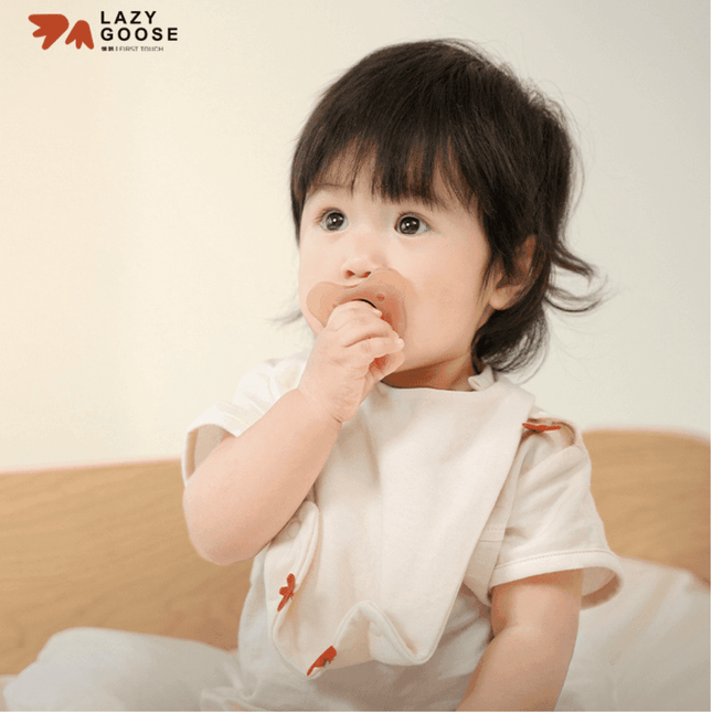 Lazy Goose Baby Cotton Bib-1875027523474165764