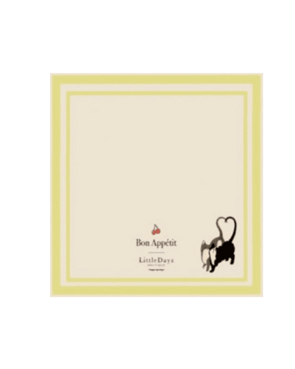 Little Dayz Boutique Boutique Picnic Napkin Green-1875027500116086784