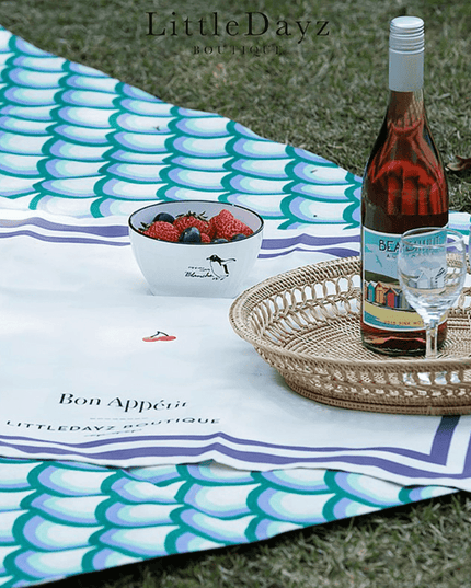 Little Dayz Boutique Boutique Picnic Napkin Green-1875027500116086786
