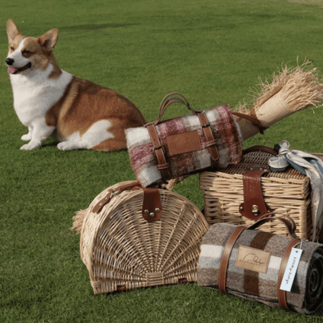 Little Dayz Boutique British Plaid Style Picnic Mat Medium 150*100 Red-1875027395522727939