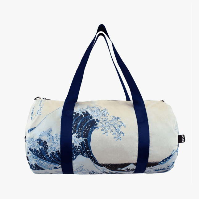 LOQI Katsushika Hokusai The Great Wave Recycled Weekender-1875027411742101504