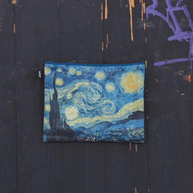 LOQI Van Gogh Zip Pockets Set of 3-1875027467757031425