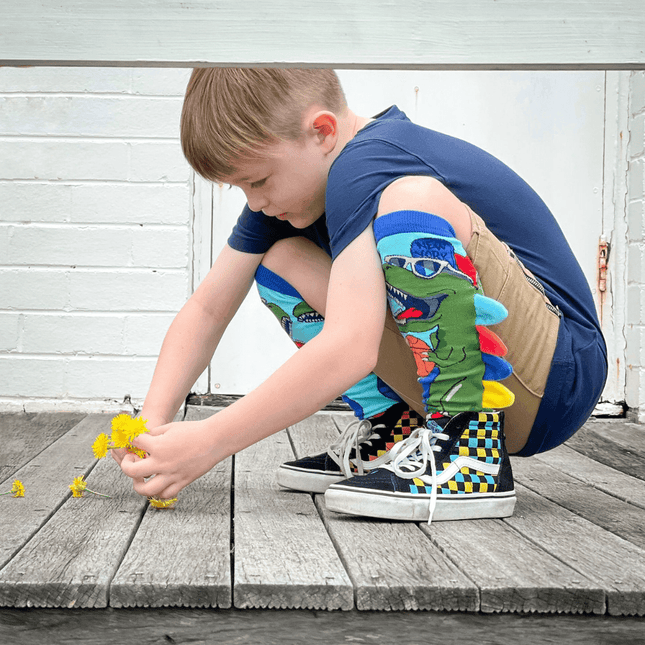 MADMIA Dinosaur Socks With Spikes Kids & Adults Age 6 - 99-1875027463734693890