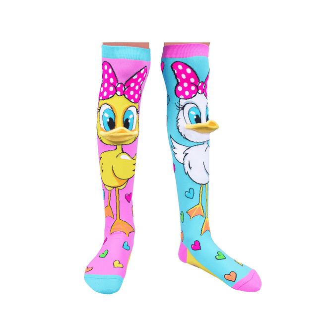 MADMIA Fluffy Duck Socks With Bill Toddler Ages 3 - 5-1875027467618619392