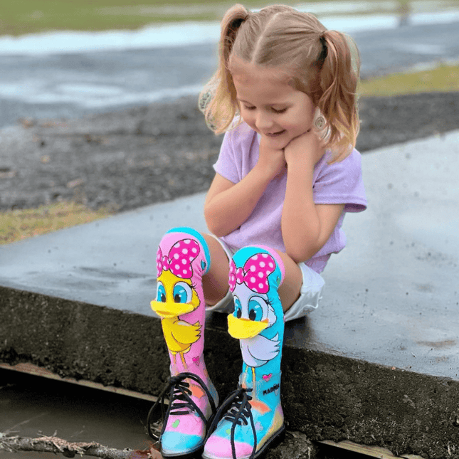 MADMIA Fluffy Duck Socks With Bill Toddler Ages 3 - 5-1875027467618619395