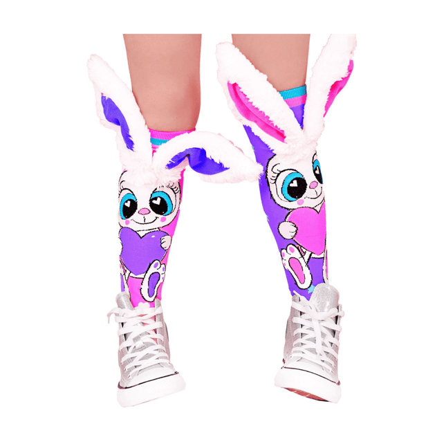 MADMIA Funny Bunny Socks With Ears Toddler Ages 3 - 5-1875027476133056512