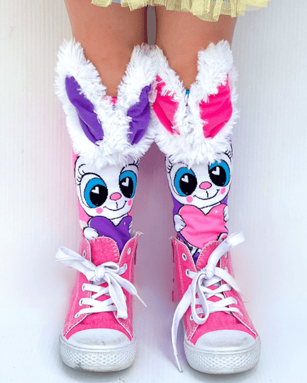 MADMIA Funny Bunny Socks With Ears Toddler Ages 3 - 5-1875027476133056514