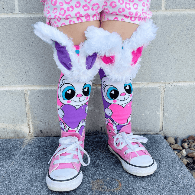 MADMIA Funny Bunny Socks With Ears Toddler Ages 3 - 5-1875027476133056516