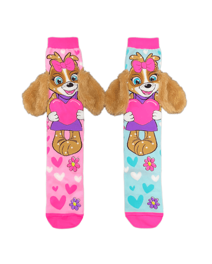 MADMIA Puppy Love Socks With Ears Toddler Ages 3 - 5-1875027467194994689