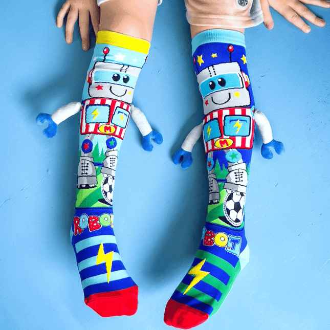 MADMIA Robot Socks With Arms Kids & Adults Age 6 - 99-1875027463592087554