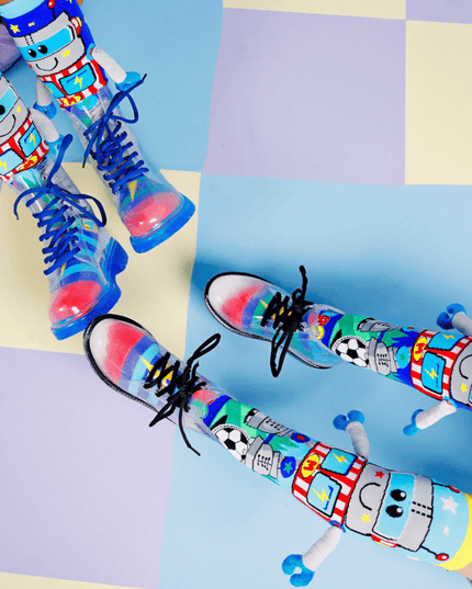 MADMIA Robot Socks With Arms Kids & Adults Age 6 - 99-1875027463592087555