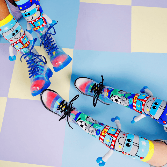 MADMIA Robot Socks With Arms Kids & Adults Age 6 - 99-1875027463592087555