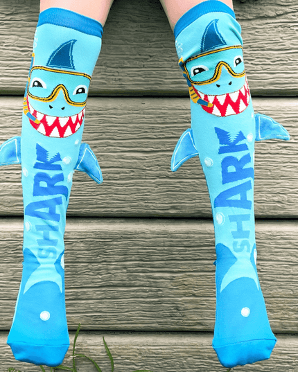 MADMIA Shark Socks With Spikes Toddler Ages 3 - 5-1875027464011517953