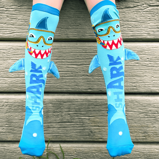 MADMIA Shark Socks With Spikes Toddler Ages 3 - 5-1875027464011517953