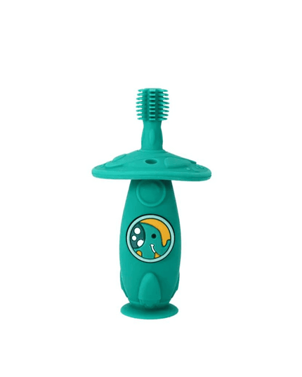 Marcus & Marcus -12M+ Self Training 360' Toothbrushes Ollie the Elephant green-1875027466767175680