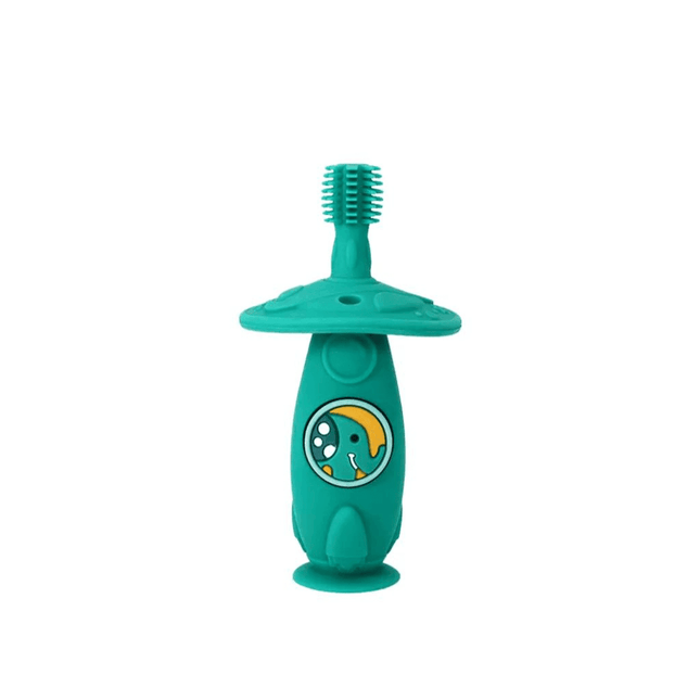 Marcus & Marcus -12M+ Self Training 360' Toothbrushes Ollie the Elephant green-1875027466767175680