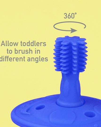 Marcus & Marcus -12M+ Self Training 360' Toothbrushes Ollie the Elephant green-1875027466767175682