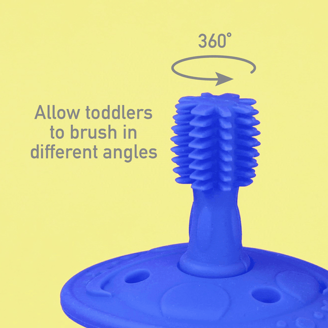 Marcus & Marcus -12M+ Self Training 360' Toothbrushes Ollie the Elephant green-1875027466767175682