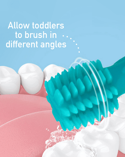 Marcus & Marcus -12M+ Self Training 360' Toothbrushes Ollie the Elephant green-1875027466767175683