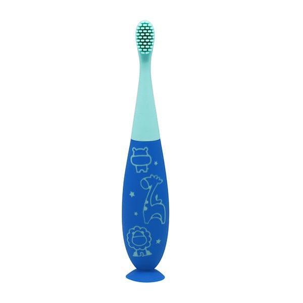 Marcus & Marcus - 24M+ Reusable Silicone Toothbrush blue-1875027475084480512