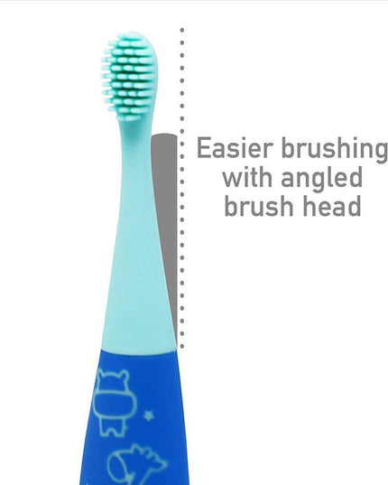 Marcus & Marcus - 24M+ Reusable Silicone Toothbrush blue-1875027475084480513