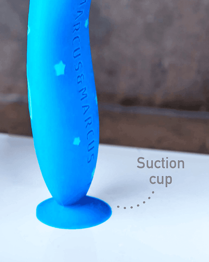 Marcus & Marcus - 24M+ Reusable Silicone Toothbrush blue-1875027475084480516