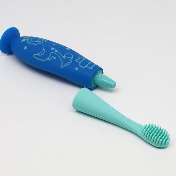 Marcus & Marcus - 24M+ Reusable Silicone Toothbrush Replacement Head blue-1875027508706021377