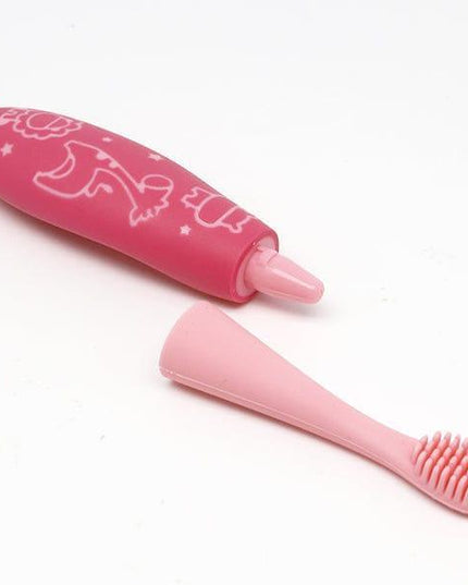 Marcus & Marcus - 24M+ Reusable Silicone Toothbrush Replacement Head blue-1875027508706021378