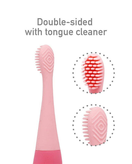 Marcus & Marcus - 24M+ Reusable Silicone Toothbrush Replacement Head blue-1875027508706021379