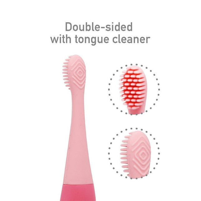 Marcus & Marcus - 24M+ Reusable Silicone Toothbrush Replacement Head blue-1875027508706021379
