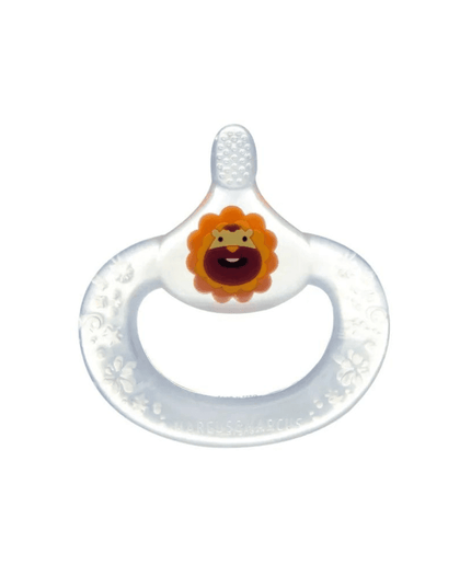Marcus & Marcus- 6M+ Baby Teething Toothbrush Marcus the Lion- Red-1875027517509865472