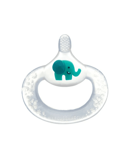 Marcus & Marcus- 6M+ Baby Teething Toothbrush Ollie the Elephant green-1875027417651875840