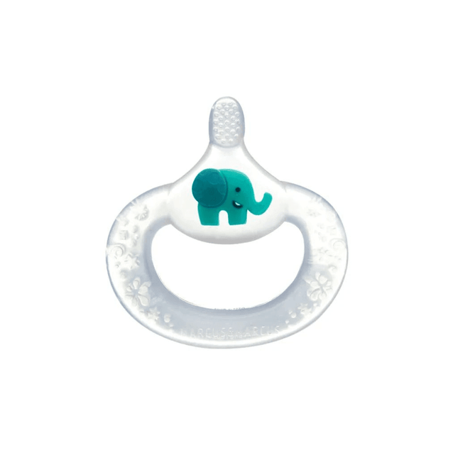 Marcus & Marcus- 6M+ Baby Teething Toothbrush Ollie the Elephant green-1875027417651875840