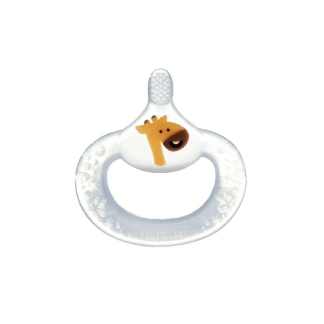 Marcus & Marcus- 6M+ Baby Teething Toothbrush Lola the Giraffe-Yellow-1875027517807661056