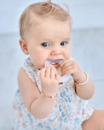 Marcus & Marcus- 6M+ Baby Teething Toothbrush Willo the Whale-Purple-1875027417786093571