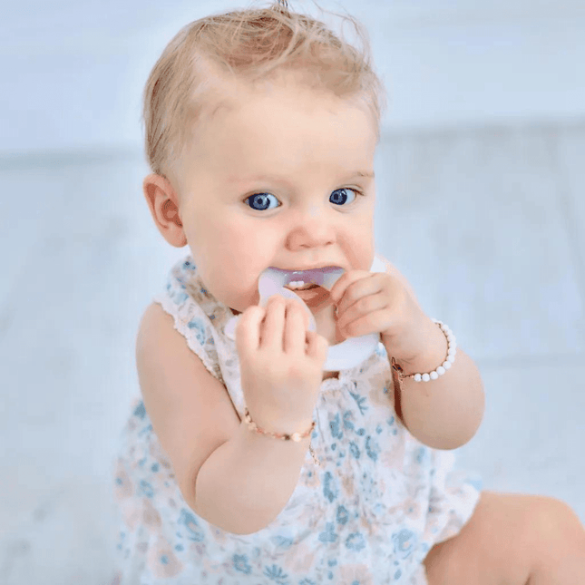 Marcus & Marcus- 6M+ Baby Teething Toothbrush Willo the Whale-Purple-1875027417786093571