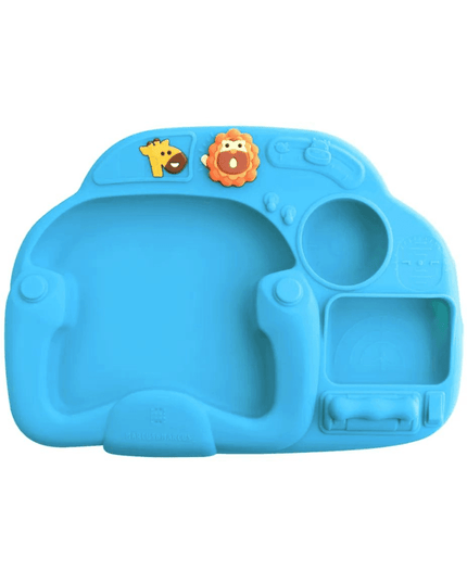 Marcus & Marcus - Creative Plate Suction Plate Lucas Blue-1875027457447432192