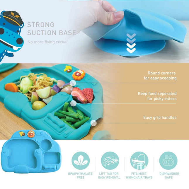Marcus & Marcus - Creative Plate Suction Plate Lola Yellow-1875027457883639816