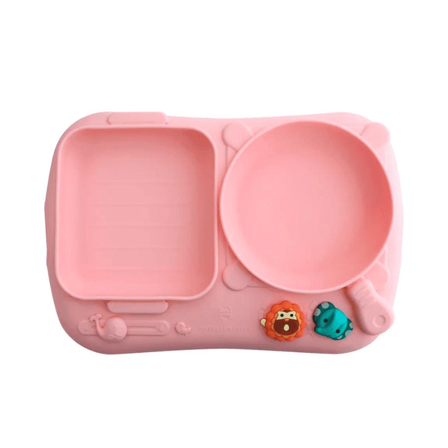 Marcus & Marcus - Creative Plate Suction Plate Pocky Pink-1875027457736839168