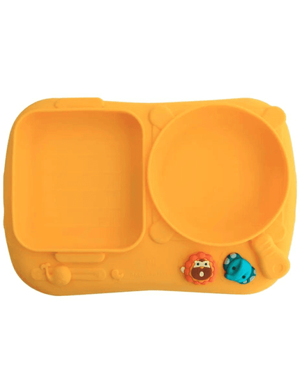 Marcus & Marcus - Creative Plate Suction Plate Lola Yellow-1875027457883639808