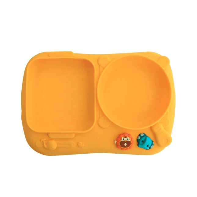 Marcus & Marcus - Creative Plate Suction Plate Lola Yellow-1875027457883639808