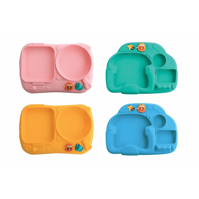 Marcus & Marcus - Creative Plate Suction Plate Lola Yellow-1875027457883639813