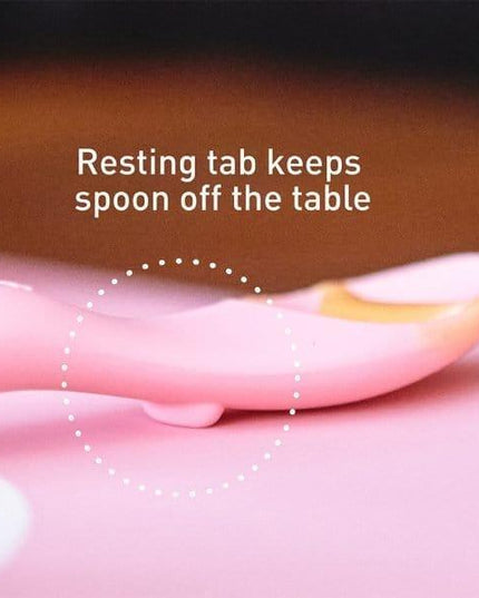 Marcus & marcus - Feeding Spoon Lucas the Hippo- Blue-1875027531866968066