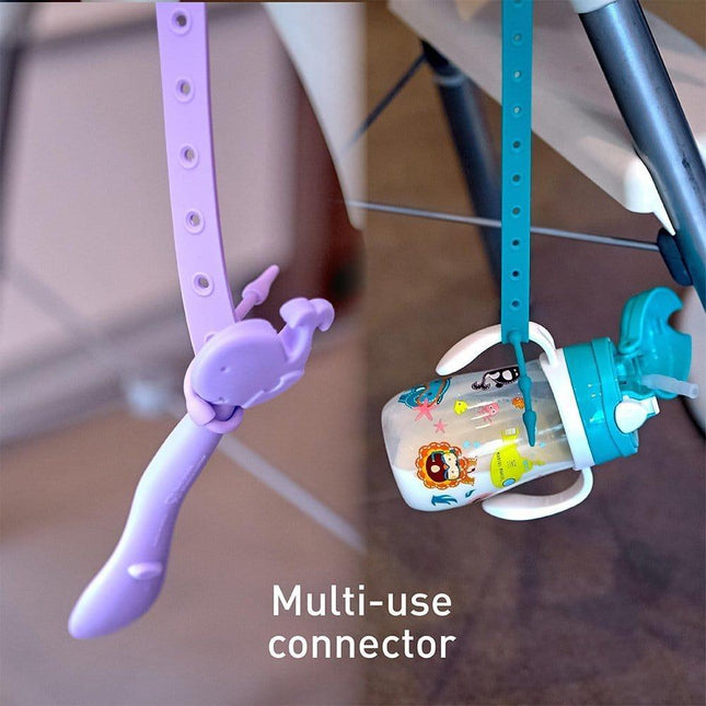 Marcus & Marcus- Flip N Strap Lucas the Hippo- Blue-1875027509431635972