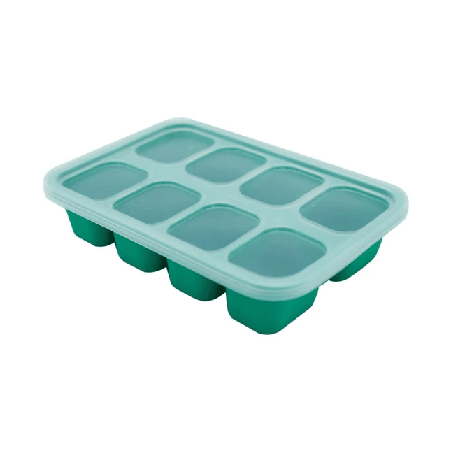 Marcus & Marcus-Food Cube Tray (1 o.z. x 8) Ollie the Elephant green-1875027458332430336