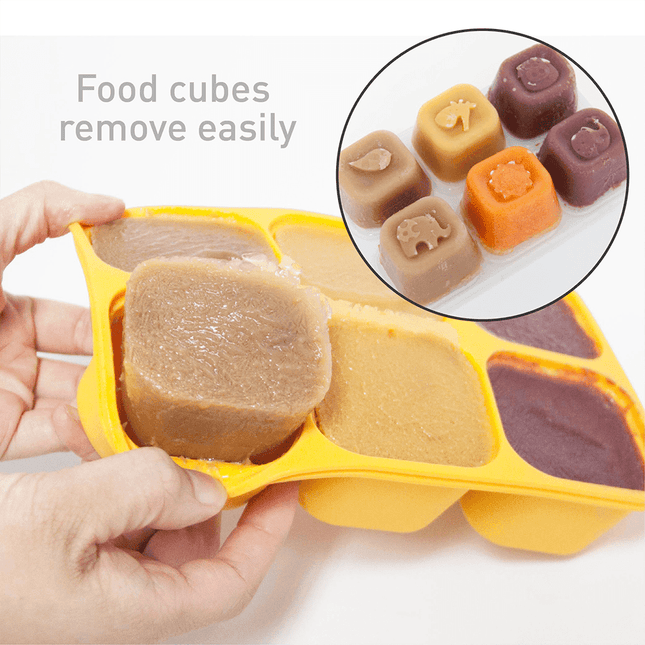 Marcus & Marcus-Food Cube Tray (1 o.z. x 8) Willo the Whale-Purple-1875027458605060097