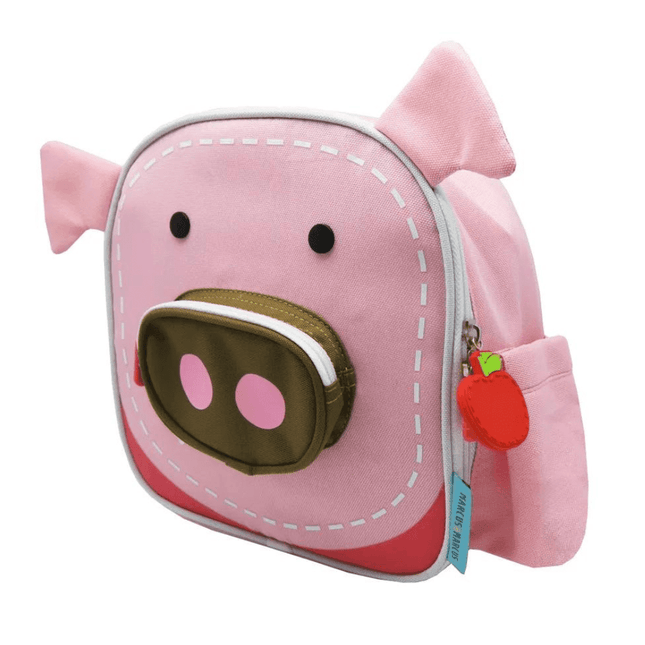 Marcus & Marcus- Insulated Backpacks/Lunch bags Pocky the Pig-Pink-1875027455799070720