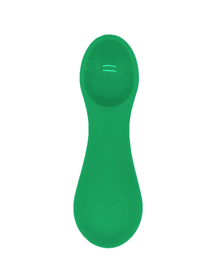 Marcus & Marcus- Palm Grasp Self Feeding Spoon Ollie the Elephant green-1875027508563415040